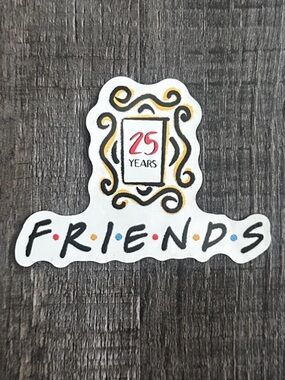 💞 New Friends NBC TV Show 25 Years Scrapbook Craft Sticker